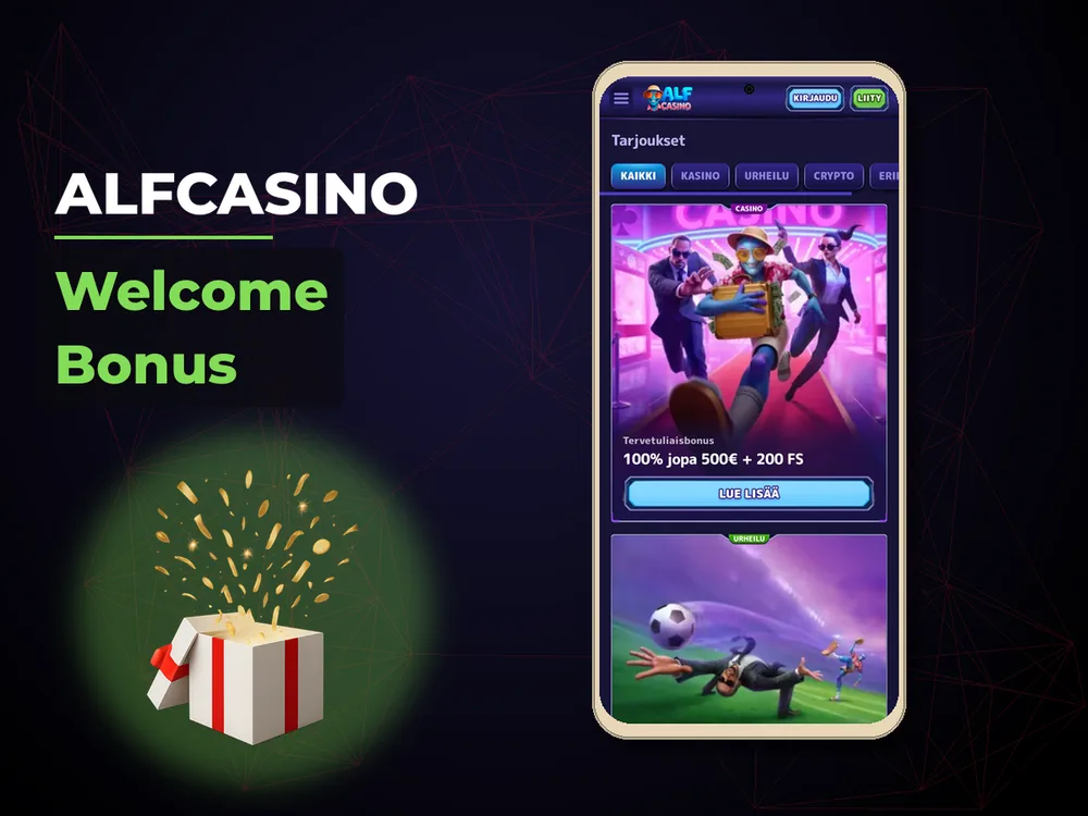 AlfCasino - Welcome Bonus