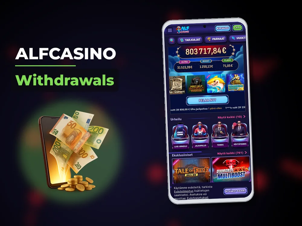 AlfCasino - Withdrawals