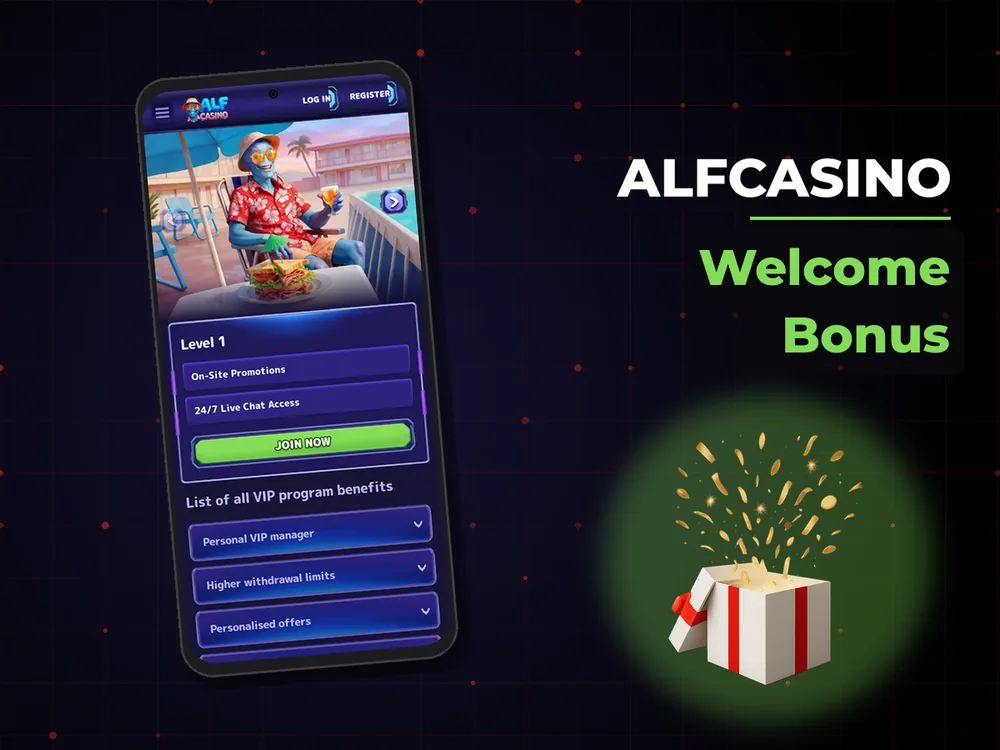 AlfCasino - Welcome Bonus